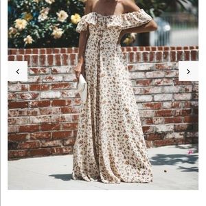 Off the shoulder Boutique Maxi Dress
